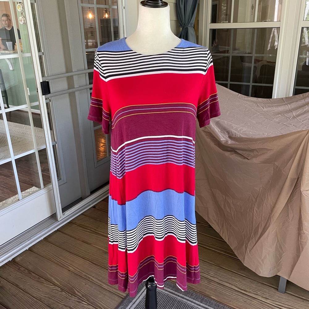 LOFT striped dress
